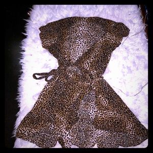 M Boutique wrap dress! In cheetah print